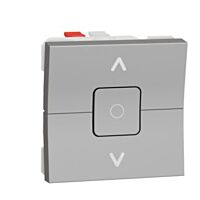 Spínač Unica žaluziový 1P 6A 2m alumin.