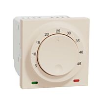 Termostat Unica prostorový otočný béžový