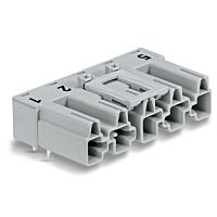 WAGO Konektor 770-855/011-000 na desky plošných spojů Úhlové provedení 5pólová, šedá