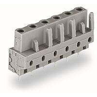 WAGO Konektor 232-744/045-000 pružinový THT rovné provedení rozteč 75 mm šedá