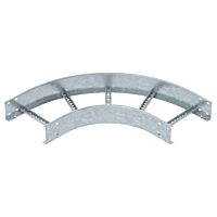 OBO BETTERMANN Oblouk 90°, pro kabelový žebřík, 110x300, Ocel, St, žárově zinkováno ponorem, DIN EN ISO 1461 typ LB 90 1130 R3 FT