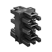OBO BETTERMANN Rozbočovací prvek, 3P, 1E/5A,typ WINSTA® MIDI, 25A/250V 46x30x48, bílá Polyamid, PA typ VB5-WIN 3P