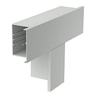 OBO BETTERMANN Díl T, pro kanál WDK, 400x130x100, světle šedá Polyvinylchlorid, PVC typ WDK T100130LGR