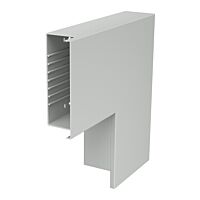 OBO BETTERMANN Plochý roh, pro kanál WDK, 400x230x100, světle šedá Polyvinylchlorid, PVC typ WDK F100230LGR