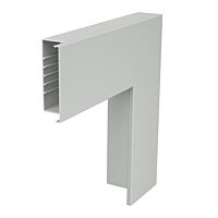 OBO BETTERMANN Plochý roh, pro kanál WDK, 470x170x80, světle šedá Polyvinylchlorid, PVC typ WDK F80170LGR