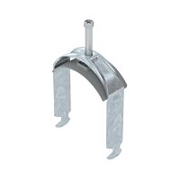 OBO BETTERMANN Třmenová příchytka, 1-nás, 76-82mm, Ocel, St, žárově zinkováno ponorem, DIN EN ISO 1461 typ BS-H1-K-82 FT