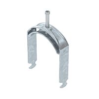 OBO BETTERMANN Třmenová příchytka, 1-nás, 90-100mm, Ocel, St, žárově zinkováno ponorem, DIN EN ISO 1461 typ BS-H1-M-100 FT