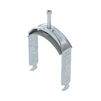 OBO BETTERMANN Třmenová příchytka, 1-nás, 90-100mm, Ocel, St, žárově zinkováno ponorem, DIN EN ISO 1461 typ BS-H1-K-100 FT