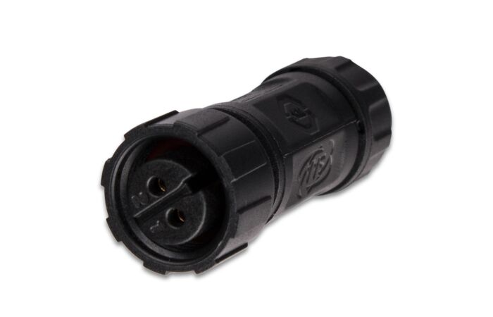 Zásuvka s převlečnou maticí M12, 2piny,