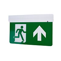 PANLUX Svítidlo LED EUROPA KOMPLET šipka nahoru 2W 60lm 6000K 3h nouzové IP20