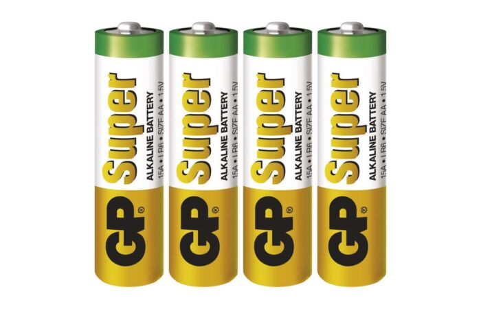 GP Baterie tužková ALKALINE LR6 (R6A) 1,5V AA blistr 4ks