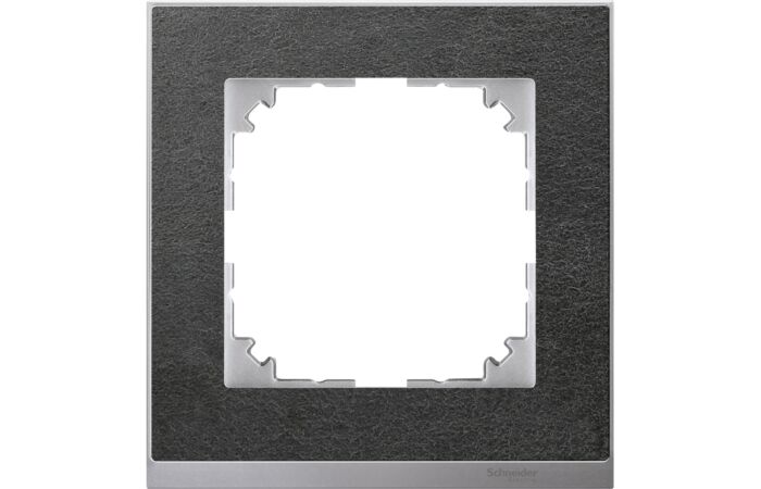 SCHNEIDER Rámeček MERTEN 4010-3669 jedn. slate/alu