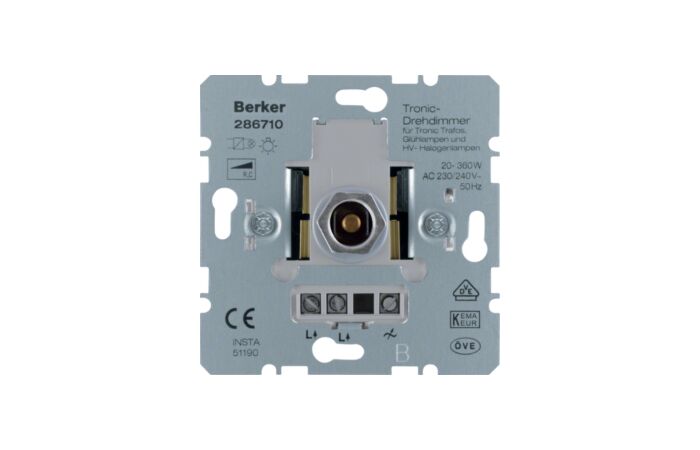 Stmívač BERKER LV Tronic otočný 286710
