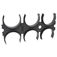 FRÄNKISCHE Držák Kabuflex 160, distancni, rozpěrka 6násobná, černá