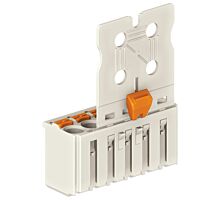 WAGO Konektor 2092-1106/002-000 1vodičový pružinový Tlačítko Push-in CAGE CLAMP®, šedá