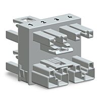 770-1736 1 x plug / 3 x socket 4-pole