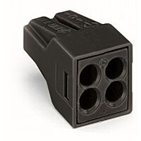 WAGO Svorka 773-514 Instalační PUSH WIRE® pro plné a vícedrátové vodiče max. 2,5 mm², černá