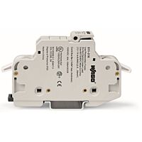 WAGO Držák 811-330 pojistky 2vodičový pro kulaté pojistky 10 × 38 mm 13/32 × 11/2 3pól, šedá