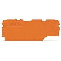WAGO Bočnice 2002-1992 koncová a separátor 1 mm, oranžová