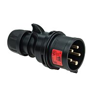 vidlice 400V 16A 5p 6h Midnight series-č