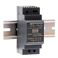 MEANWELL Napájecí zdroj HDR-30-24 na DIN lištu 36W 24V