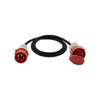 Prodl.přívod 20m, 1zás.-spojka 32A 400V