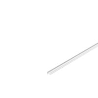 GRAZIA 10 LED nástavbový profil, plochý, drážkovaný, 2m, bílá