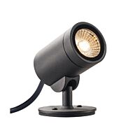 SLV Svítidlo LED HELIA SPOT 6,5W 440lm 3000K 35° reflektor IP55 antracit