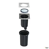 SLV Svítidlo DASAR EXACT 116 35W GU10 hranaté podlahové IP67 nerez ocel