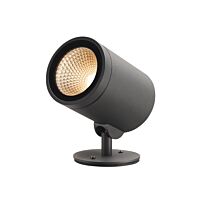HELIA, venkovní svítidlo pro osvětlení cest a stojací lampa, LED, 3000K, kulaté, antracit, 15 W, možná změna na svítidlo s trnem
