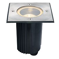 SLV Svítidlo DASAR 80 35W GU10 hranaté podlahové IP67