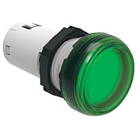 LED monoblok zelená 220VDC