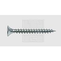 SWG Vrut do dřevotřísky 3 mm 16 mm křížová drážka Pozidriv ocel pozinkované, 200 ks v balení