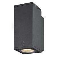 ENOLA SQUARE S single Outdoor, nástěnné LED svítidlo, antracitové, CCT 3000/4000K