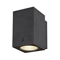 ENOLA SQUARE M single venkovní LED nástěnné přisazené svítidlo antracit CCT 3000/4000 K