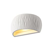 SLV Svítidlo PLASTRA WL CURVED CURTAIN 20W R7s 118mm přisazené IP20 bílá sádra