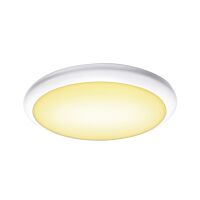 RUBA 42 CW, venkovní LED nástěnné a stropní přisazené svítidlo bílé CCT switch 3000/4000 K