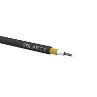 SOLARIX Zafukovací kabel MINI Solarix 08vl 9/125 HDPE Fca černý SXKO-MINI-8-OS-HDPE