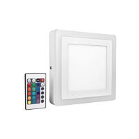 LEDVANCE Svítidlo LED COLOR + WHITE Square 200mm 17W + RC