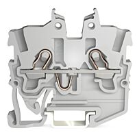WAGO Svorka 2050-1201 2vodičová průchozí Mini, s ovládacími otvory 1 mm², šedá