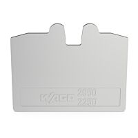 WAGO Bočnice 2050-1291 koncová a separátor 1,1 mm, šedá