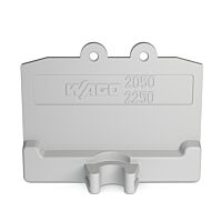 WAGO Bočnice 2050-381 koncová s upevňovací přírubou 1,3 mm, šedá