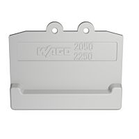 WAGO Bočnice 2050-391 koncová pro svorky se západkou 3,4 mm, šedá
