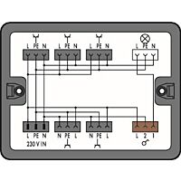 WAGO Krabice 899-631/478-000 Distribuční Vypnutí 1 vstup, černá