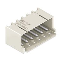 WAGO Konektor 2092-1424/200-000/997-406 s pájecími piny THR Pájecí kontakt O 1,4 mm Úhlové provedení, šedá