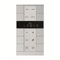 ABB TENTON Ovladač 2CKA006330A0056 10násobný kombinovaný, s ovládáním HVAC, hliníková stříbrná, SBR/U10.0.1-83