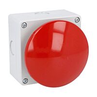 Nouzový spínač s návratem ?90mm, červený