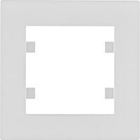 HAGER Rámeček LUMINA Intense WL5510 1násobný IP20 bílá lesk