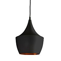 AZZARDO Svítidlo Orient AZ1406 E27 1x60W závěsné IP20 černo zlatá