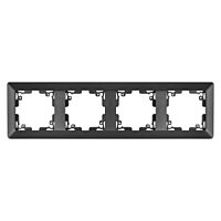 EMOS Rámeček A6004.7 čtyřnásobný antracit